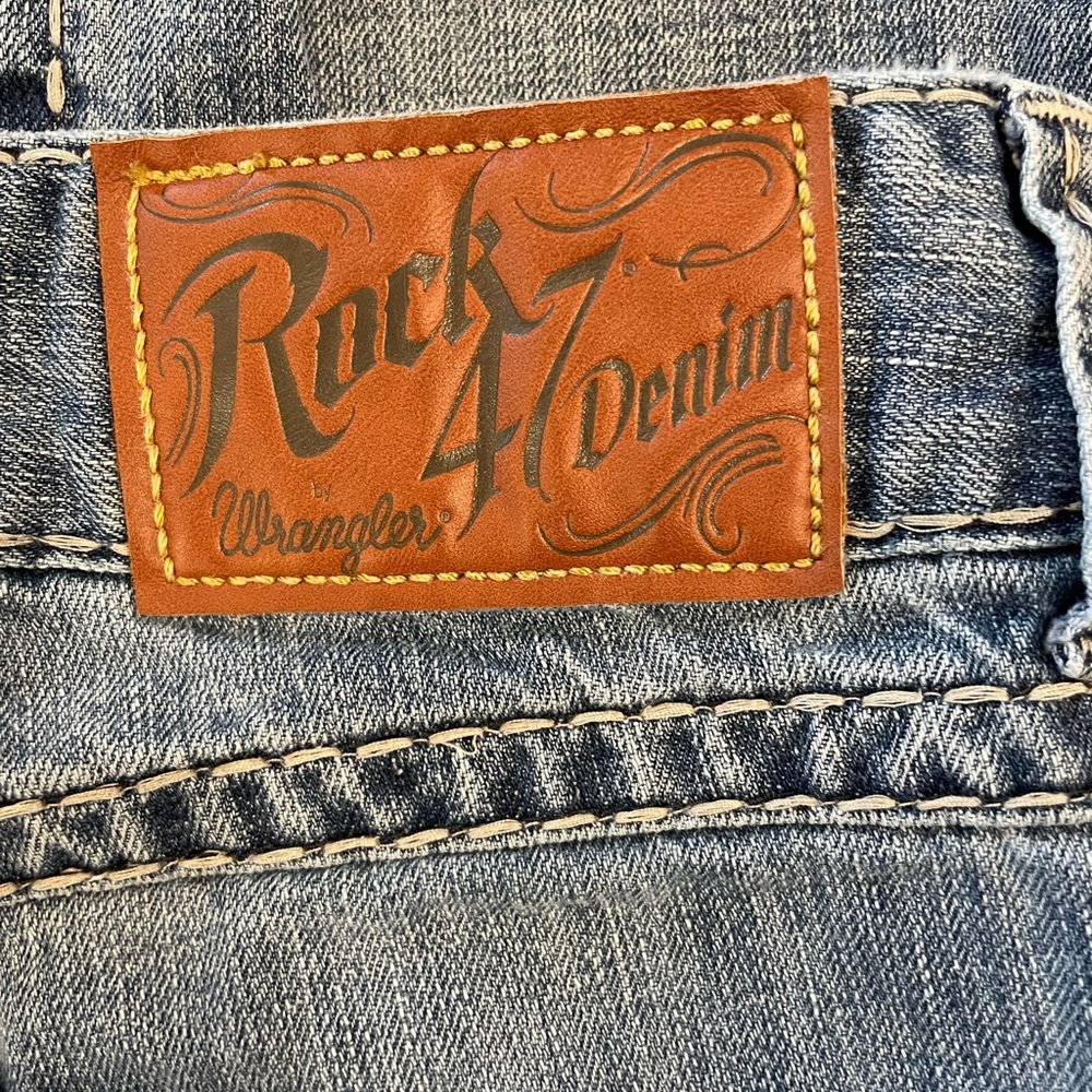 Mens rock 47 wrangler slim bootcut jean